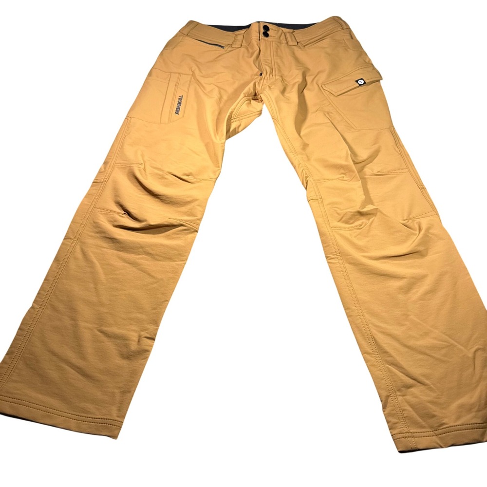 Truewerk T2 Werkpant Mens 34x32 Tan Technical Softshell Work Cargo Pants Sand